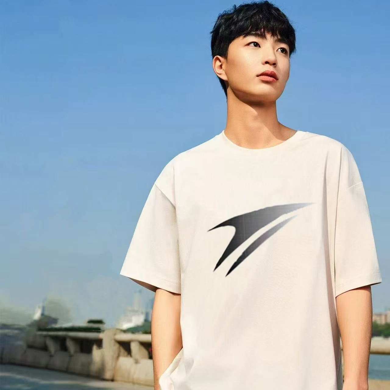 【仁汇优品X】夏日运动休闲情侣100棉抗菌T恤