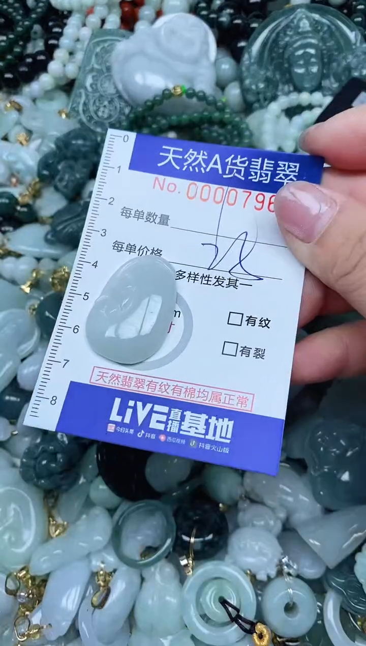 【闪购商品】翡翠吊坠(不含链)未镶嵌翡翠