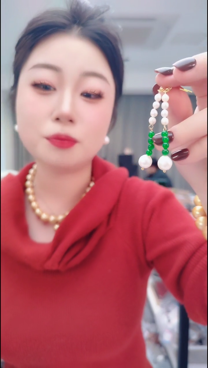 颈饰未镶嵌淡水珍珠3132耳坠