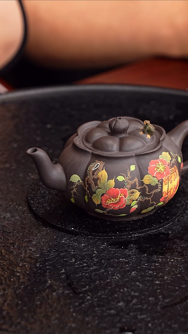 茶壶紫砂御煌窑  青蛙莲子103 云雾天青 200毫升