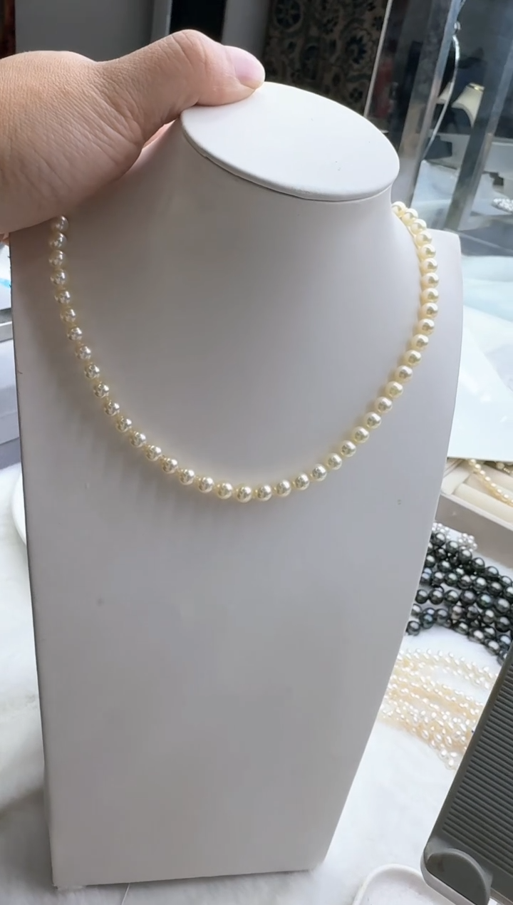 【闪购商品】海水珍珠颈饰银S925镶嵌清货