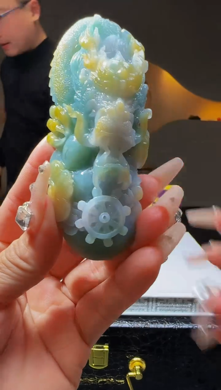 【闪购商品】定制翡翠未镶嵌Q04288翡翠毛货