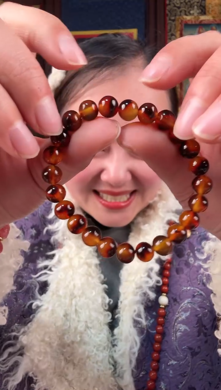 无非金属藏地黄黑珠