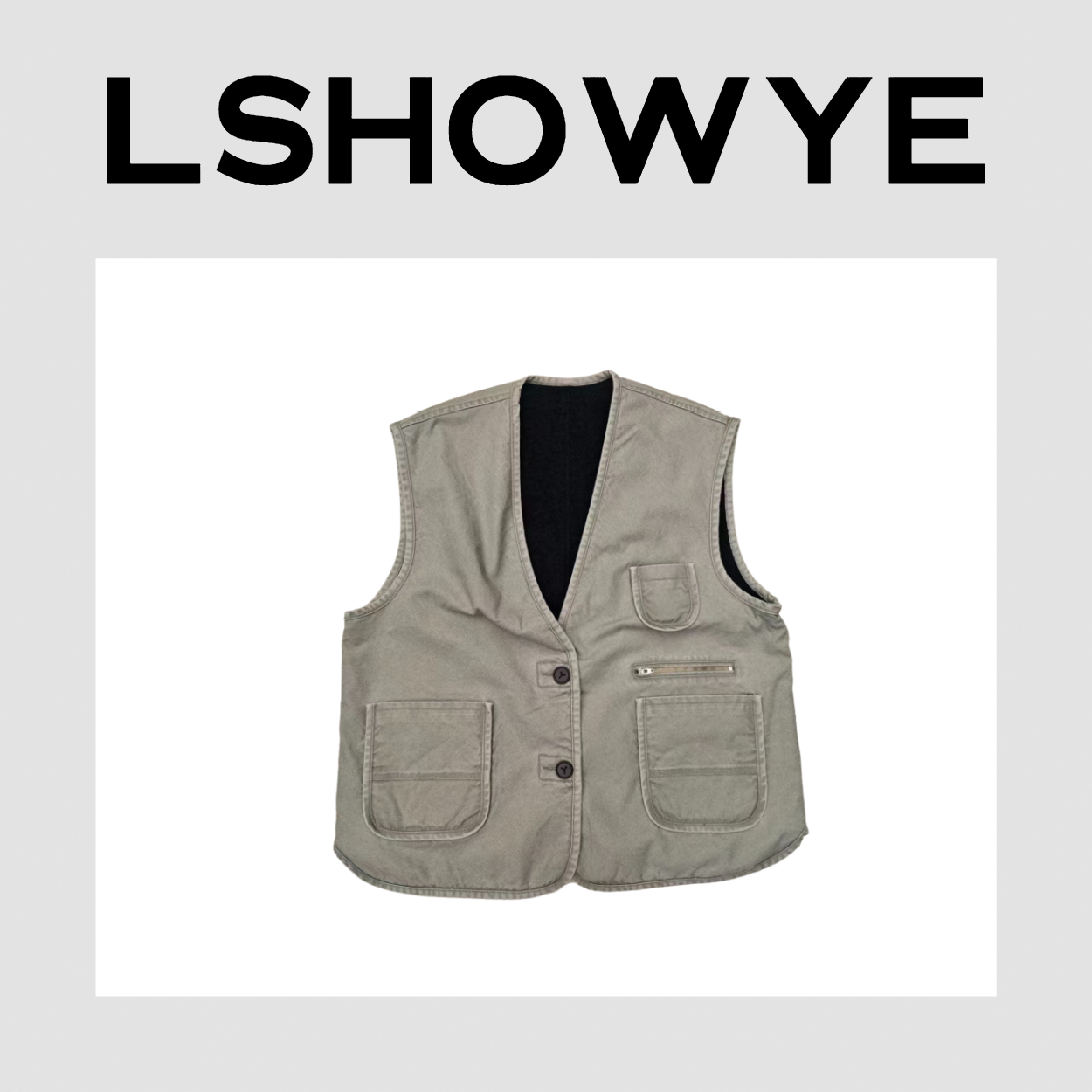 LSHOWYE｜工装马甲 YY255066