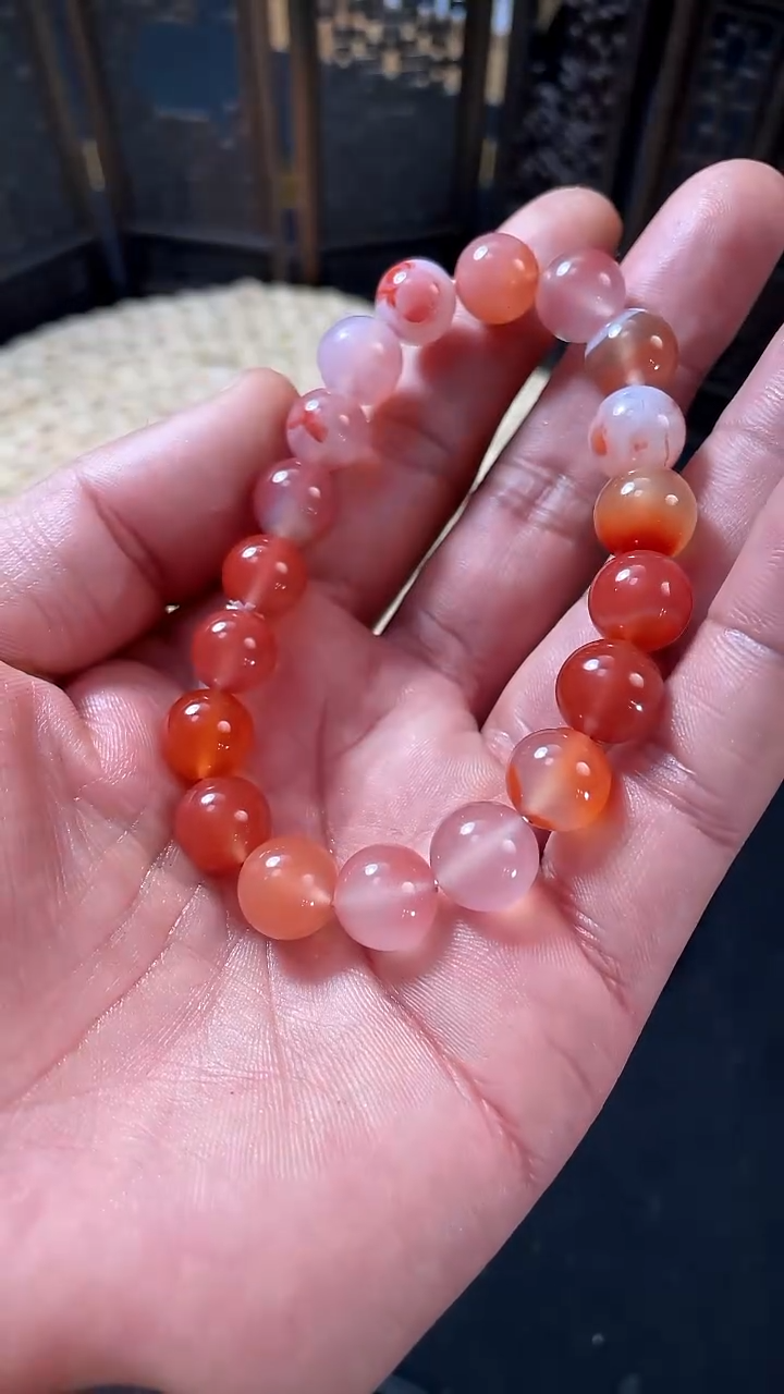 未镶嵌手串南红玛瑙多宝手串11mm