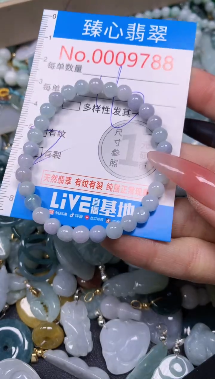 【闪购商品】翡翠颈饰未镶嵌含绳0009788