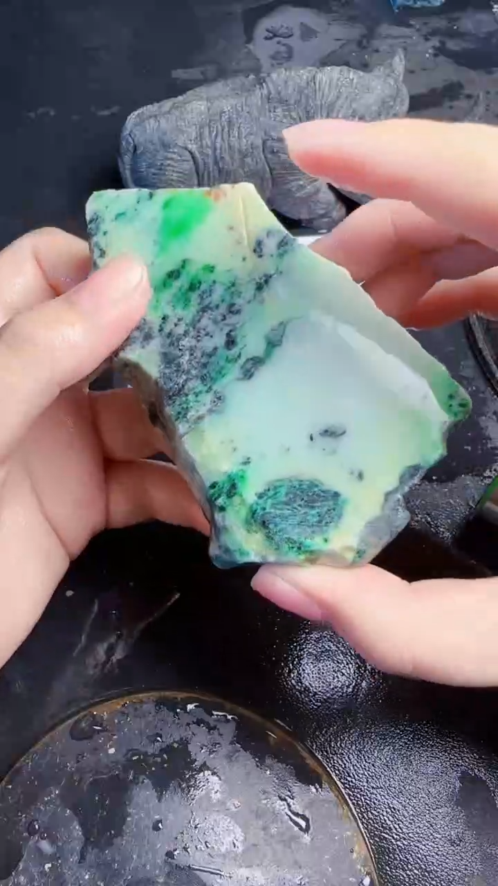 未镶嵌挂件翡翠天然翡翠076