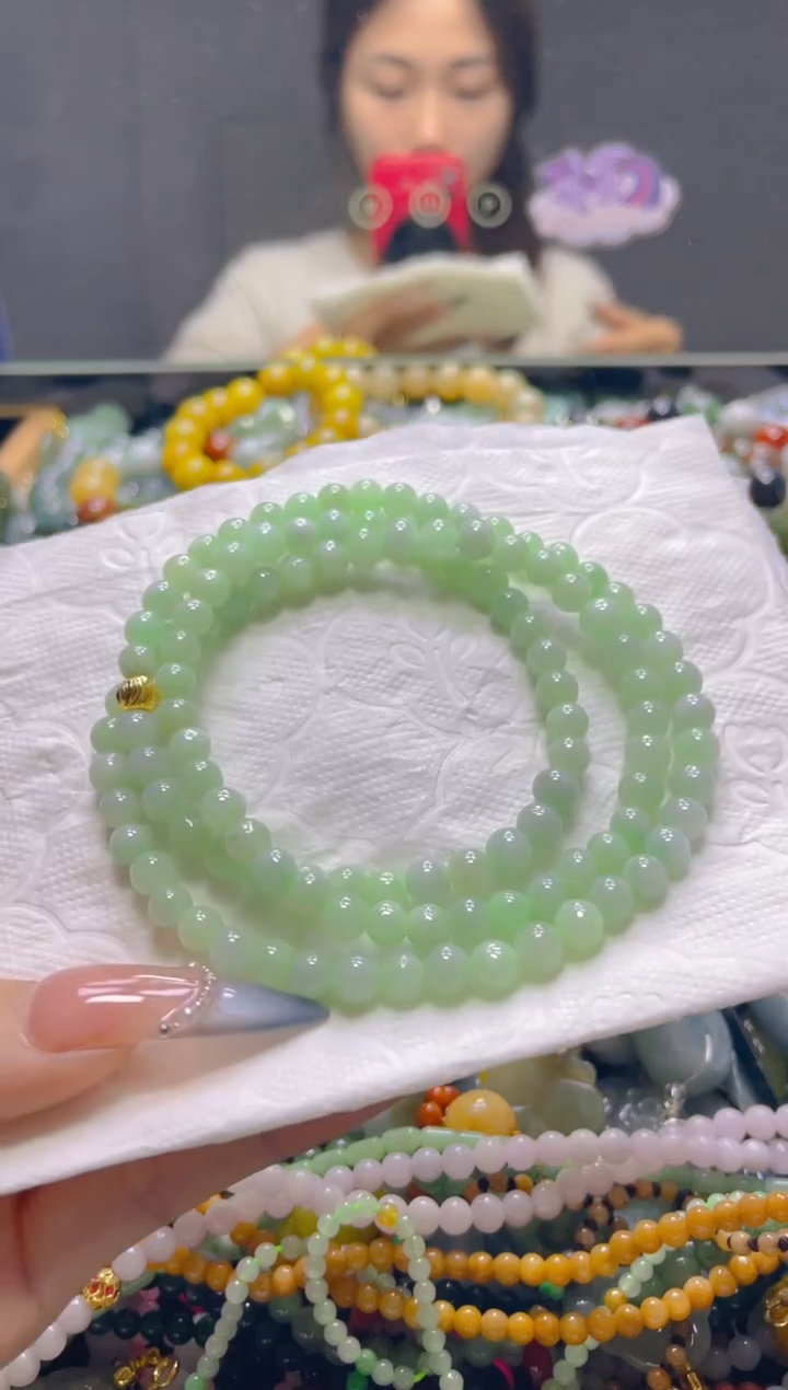 颈饰未镶嵌翡翠6MM