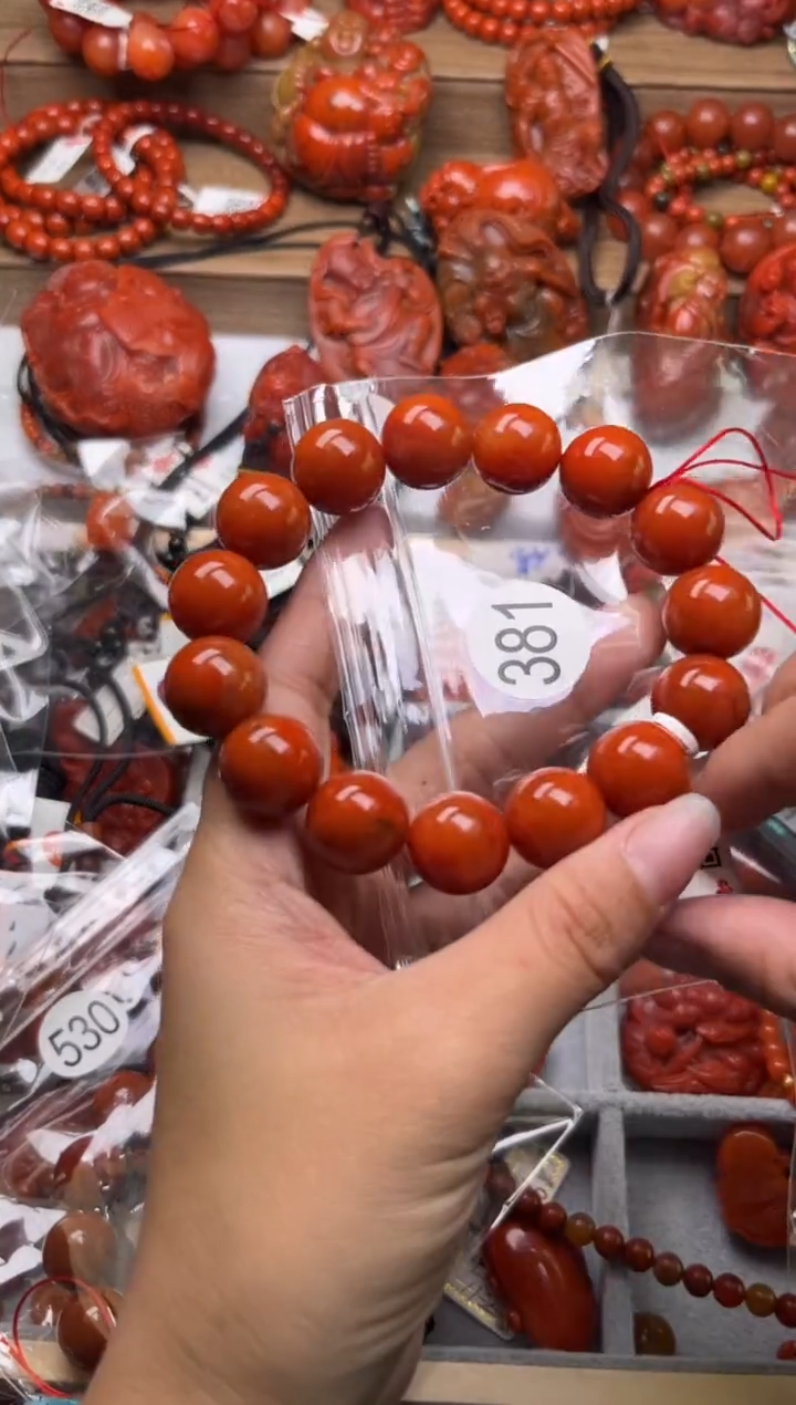 【闪购商品】南红玛瑙珠宝奇石未镶嵌381-15+