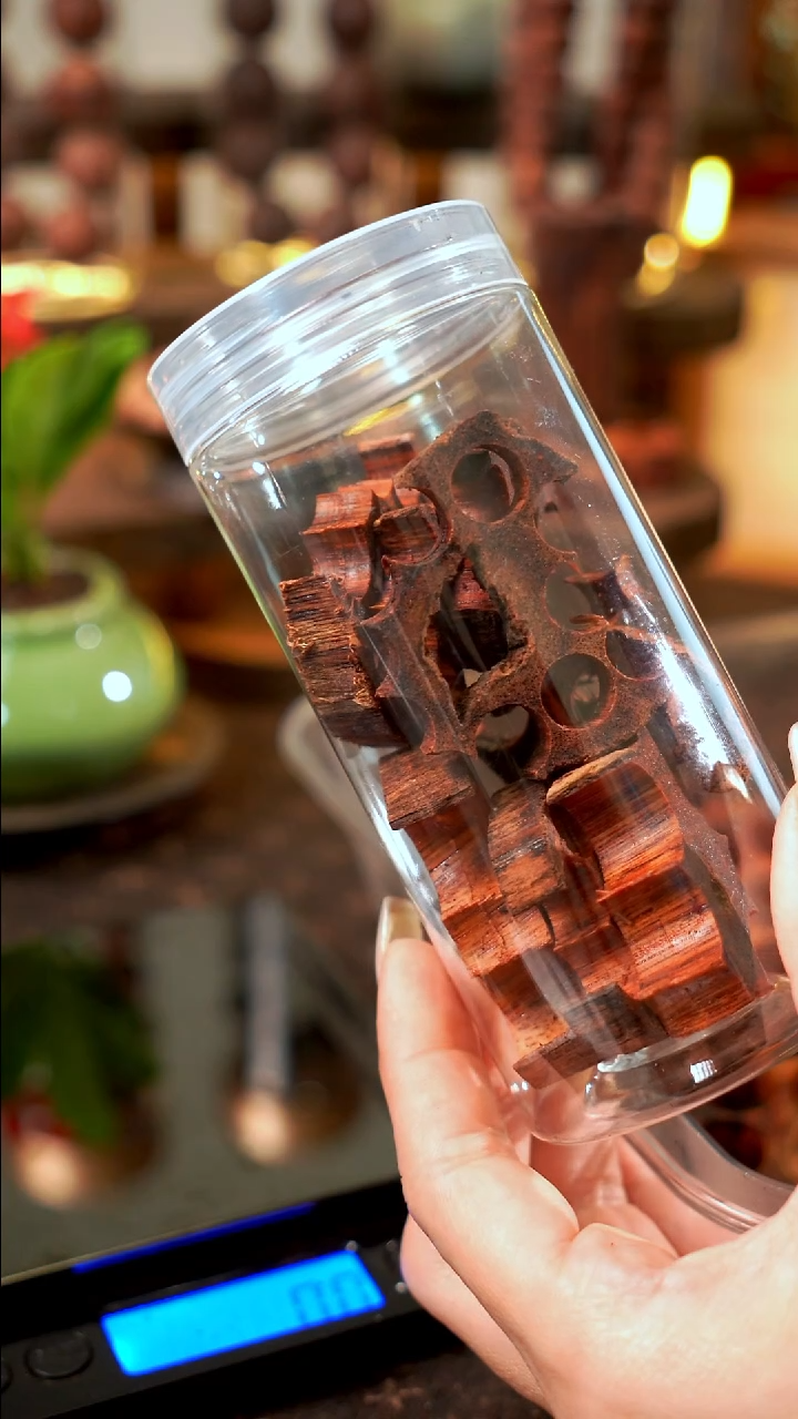 藤类藤类降真香缅甸东枝料绿油碎料50g装