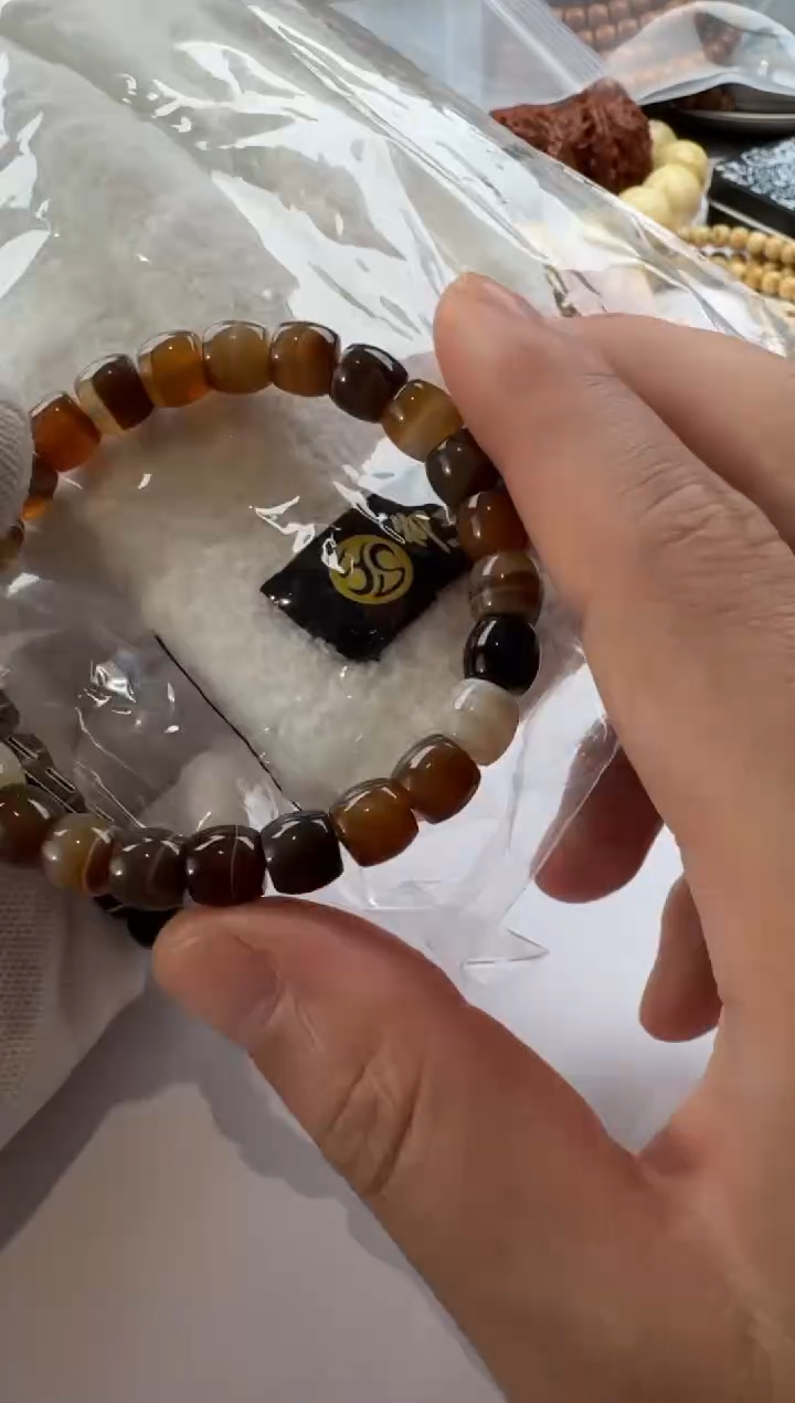 未镶嵌手串玛瑙/玉髓球玛瑙手串