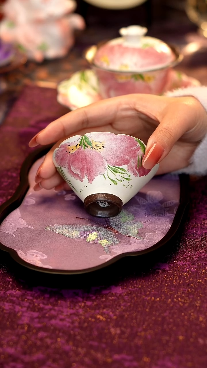 老岩泥斗笠杯····