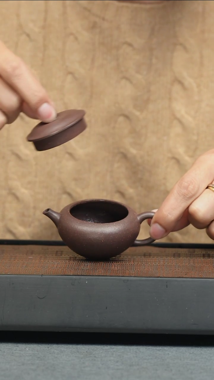 【闪购商品】紫砂茶壶五堂 钵盂-涵香-内推-75cc