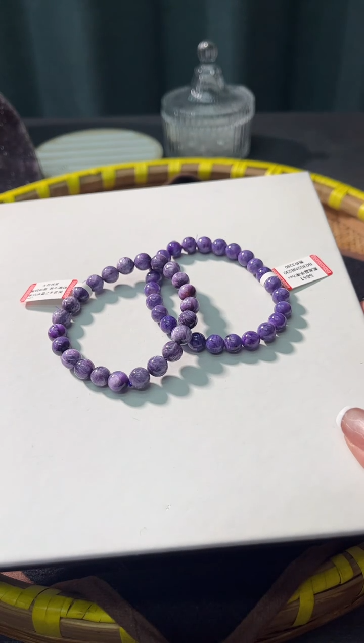 【闪购商品】查罗石手绳未镶嵌95多样性发其一/8+