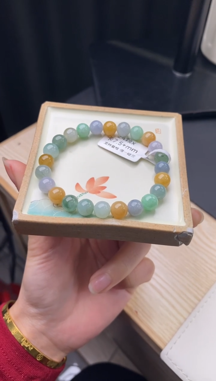 【闪购商品】翡翠手链未镶嵌手串y1820