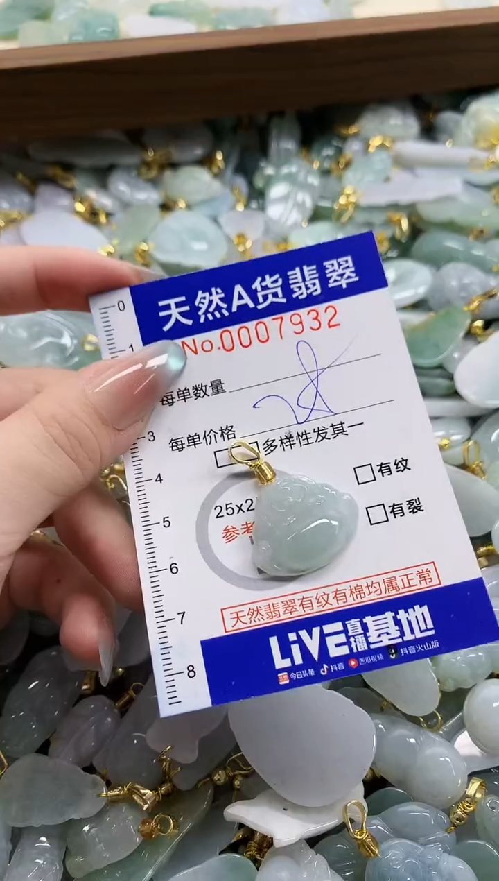 颈饰未镶嵌翡翠天然A货翡翠