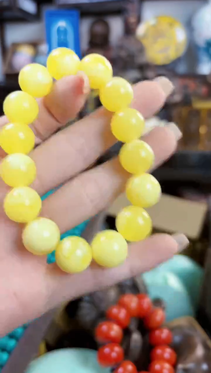 【闪购商品】蜜蜡手链未镶嵌【闪购商品闪购商品】