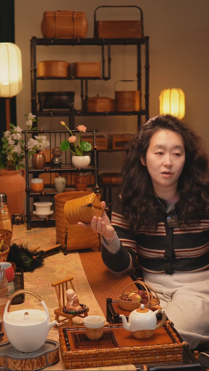 明川 茶筒（小）      