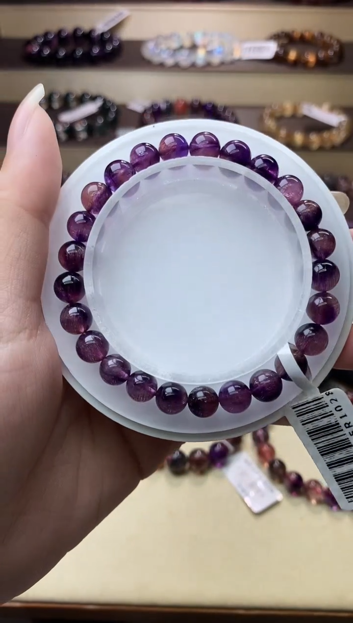 【闪购商品】水晶手链未镶嵌紫超七7m+