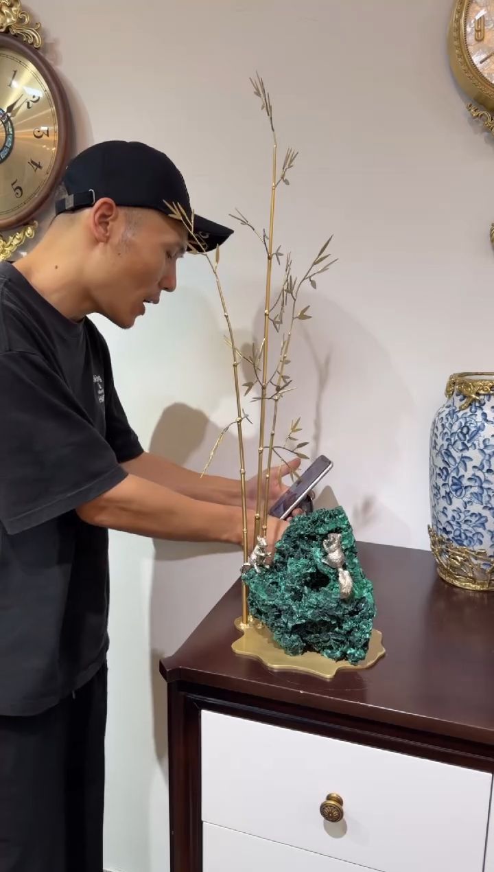 黄铜黛姿家居装饰品摆件  