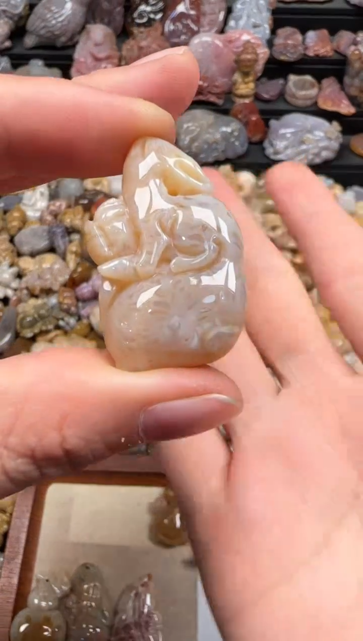 【闪购商品】硅化珊瑚（珊瑚玉）颈饰未镶嵌247