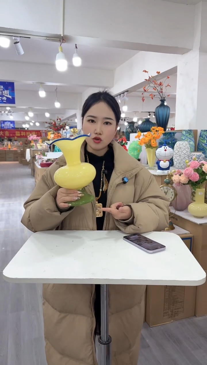 【闪购商品】琉璃静姐花器A-花瓶品22