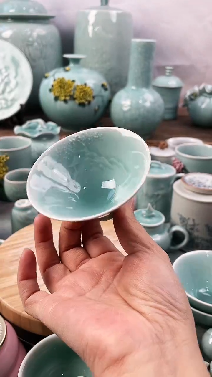 【闪购商品】特价 微瑕 慧仙青瓷