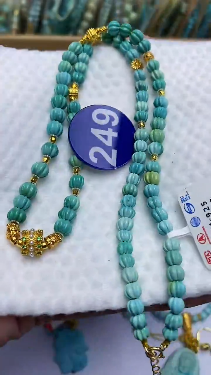 【闪购商品】绿松石项链银S925镶嵌249