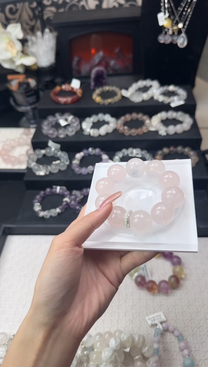 水晶手链未镶嵌天然水晶 多样性发其一