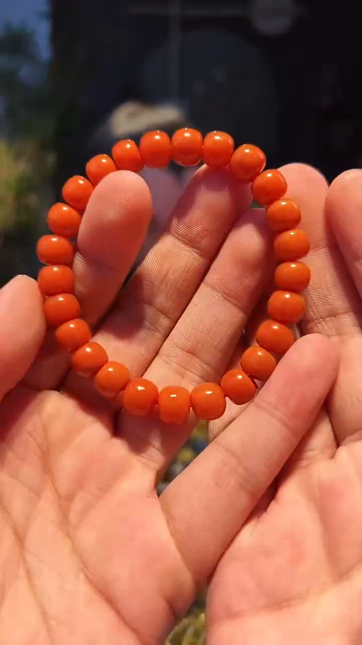 【闪购商品】南红玛瑙手链未镶嵌9+老型