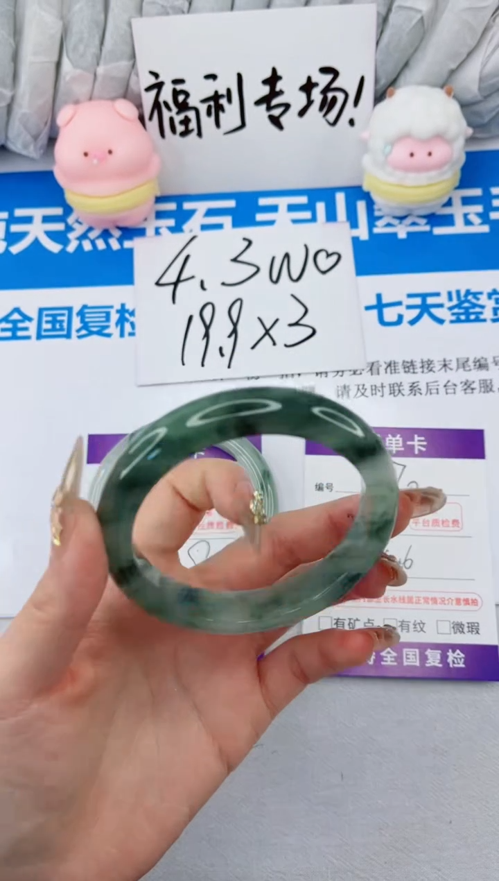 【闪购商品】石英质玉手镯合金170-58.6