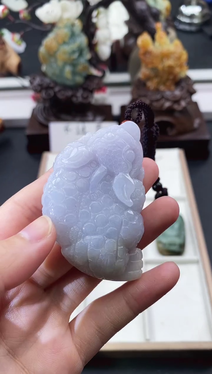 颈饰未镶嵌翡翠天然缅甸A货翡翠
