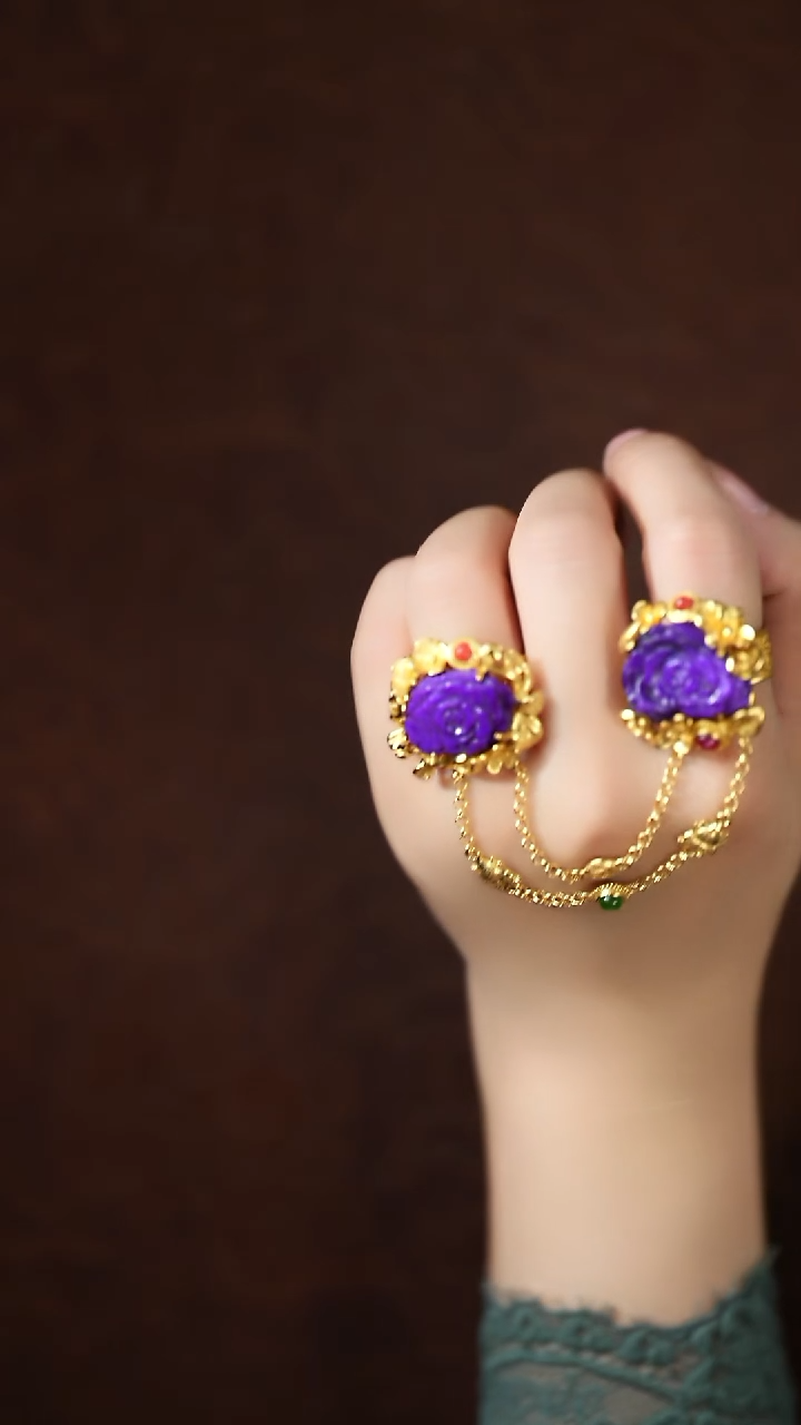 苏纪石（舒俱来）未镶嵌戒指闪购 连体戒指