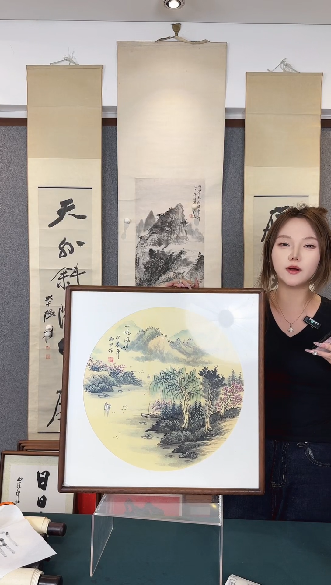 国画国画老师手绘作品