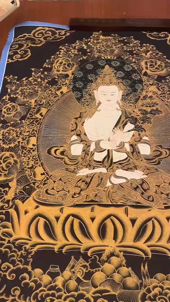 装裱画精美唐卡tk16116