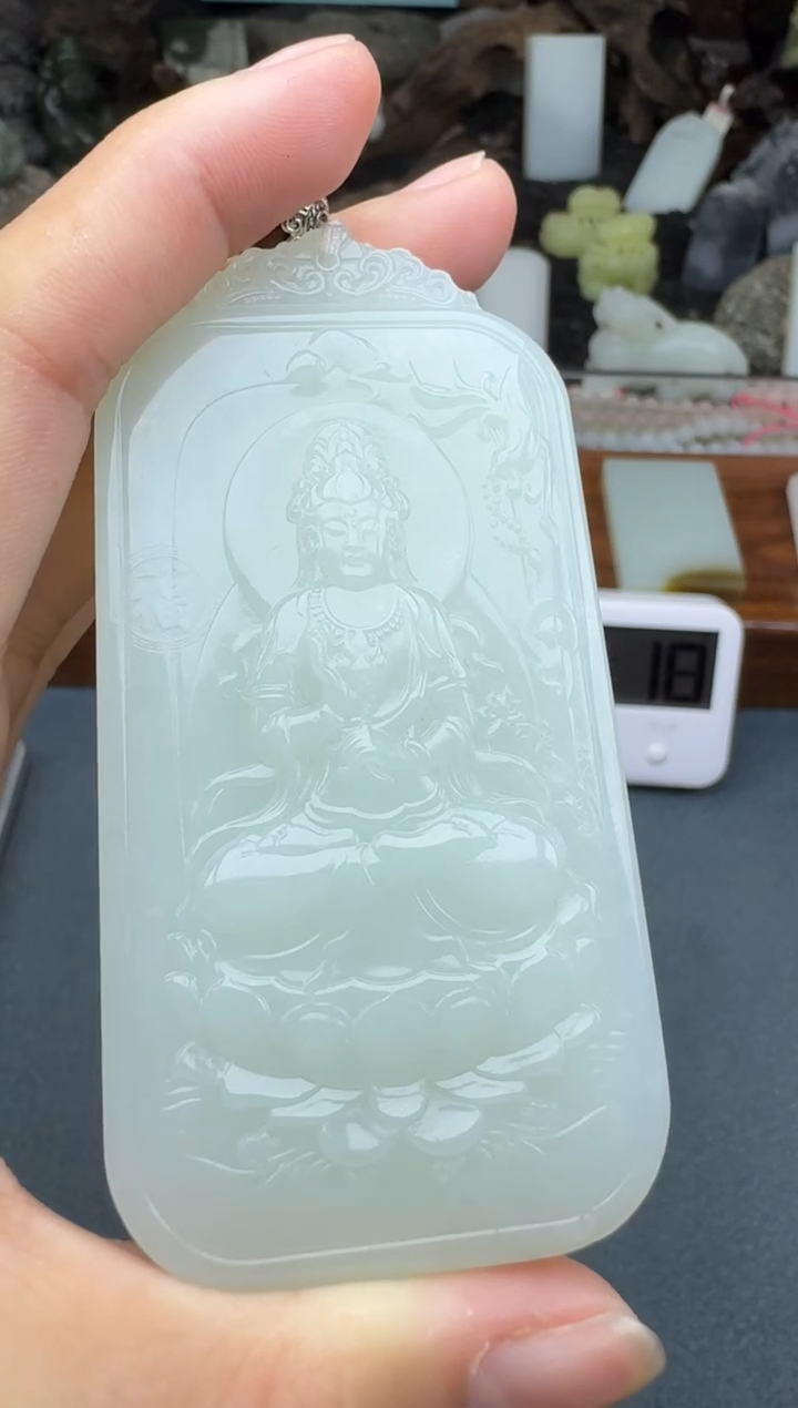 【闪购商品】和田玉颈饰未镶嵌开心