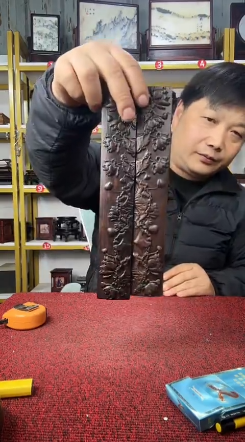 木非洲黑檀镇尺25*4.2*2.4CM