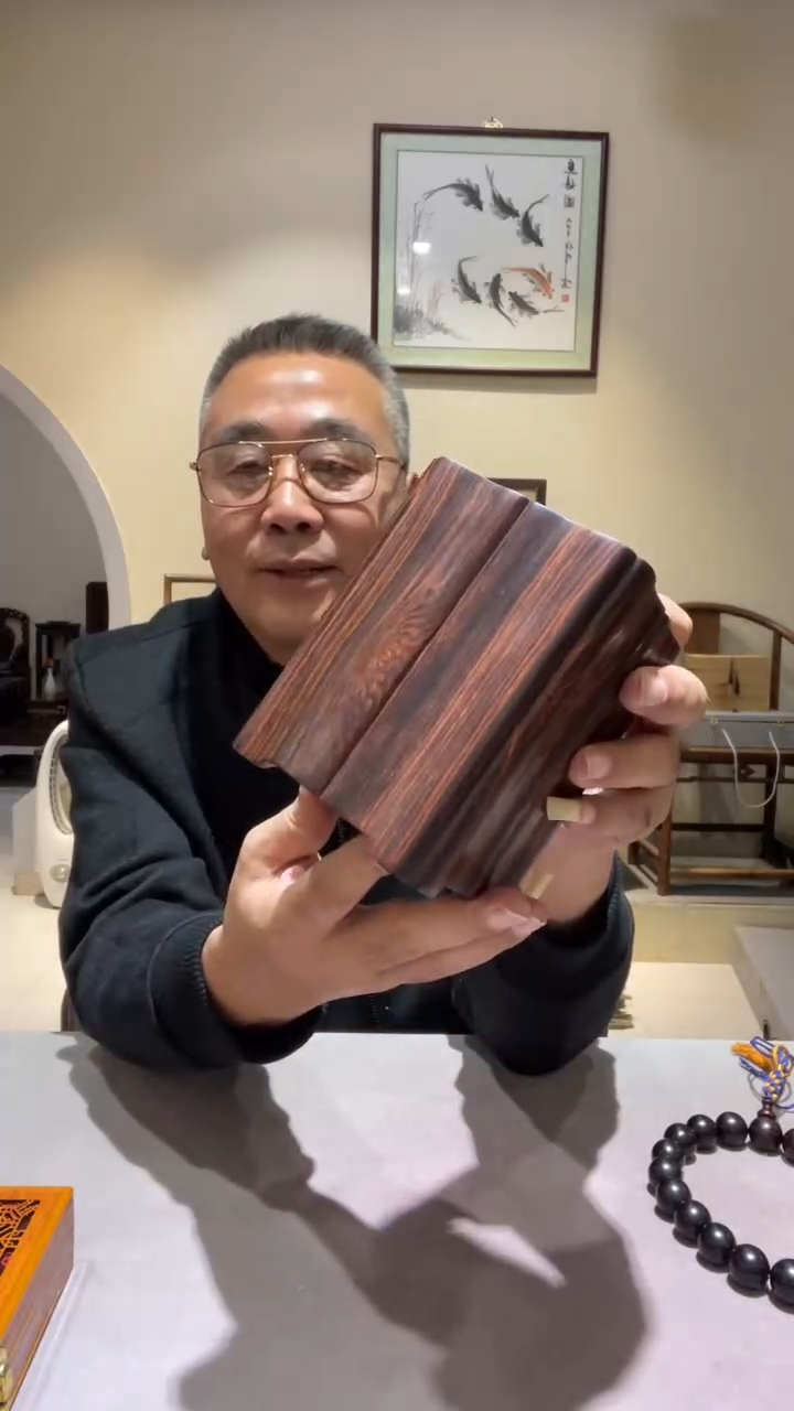 红酸枝木类精品木艺盒方形精工细作其一