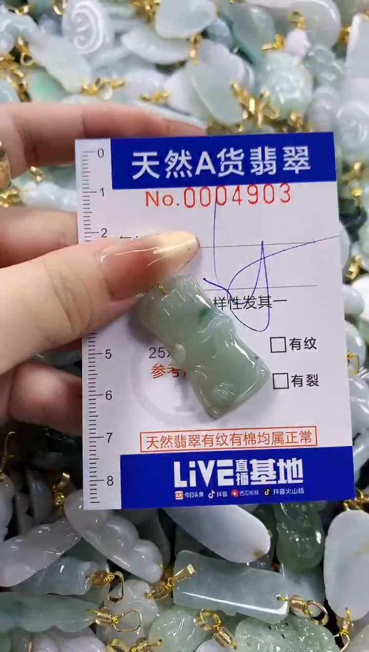 颈饰未镶嵌翡翠天然A货翡翠