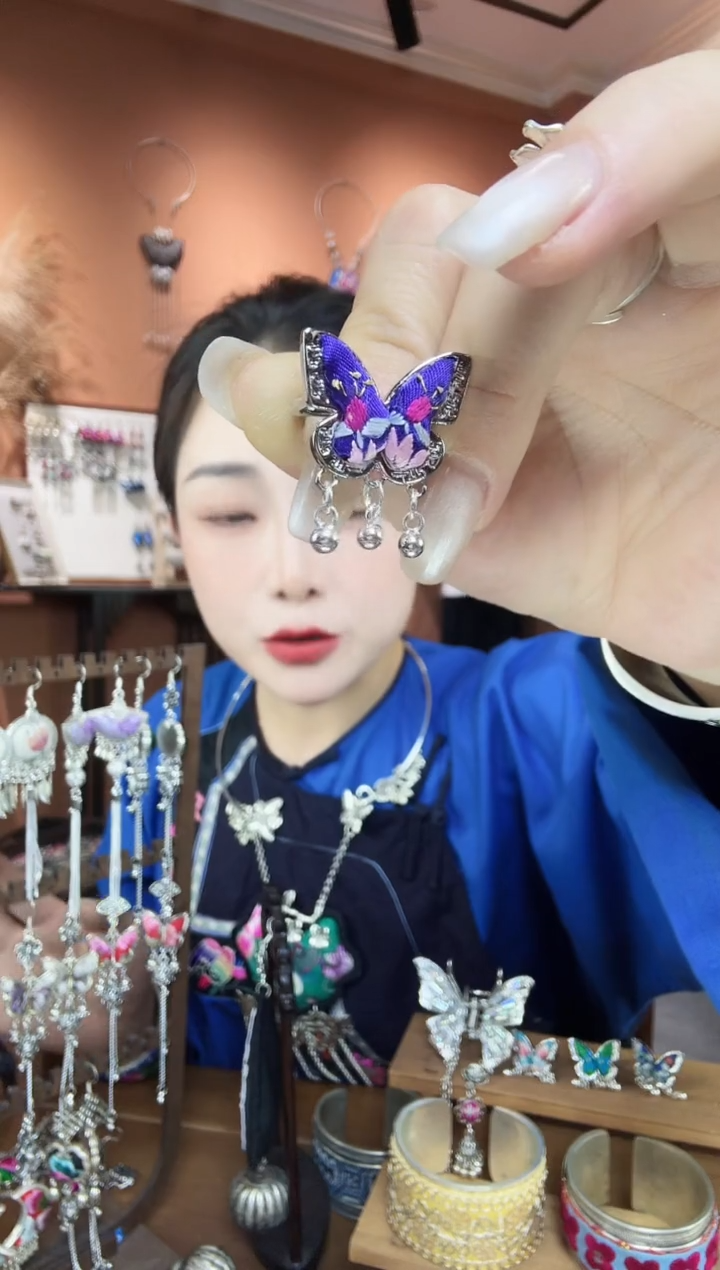 刺绣纯手工民族风戒指