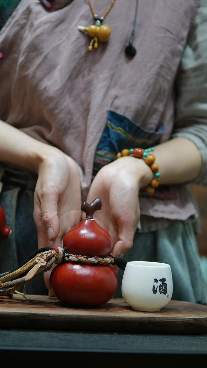 （福禄 ）天然葫芦（大漆款）291