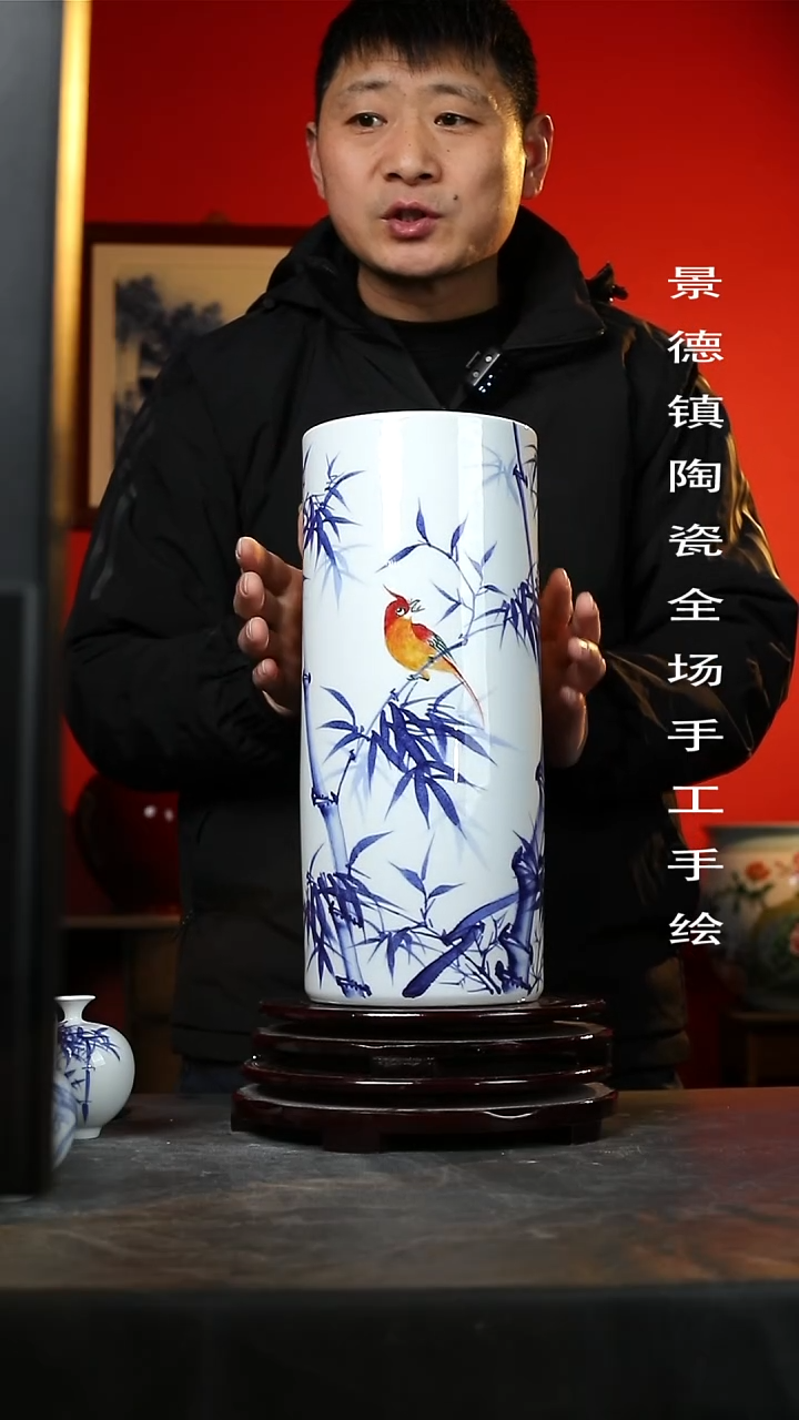 【闪购商品】摆件景德镇陶瓷手工手绘17