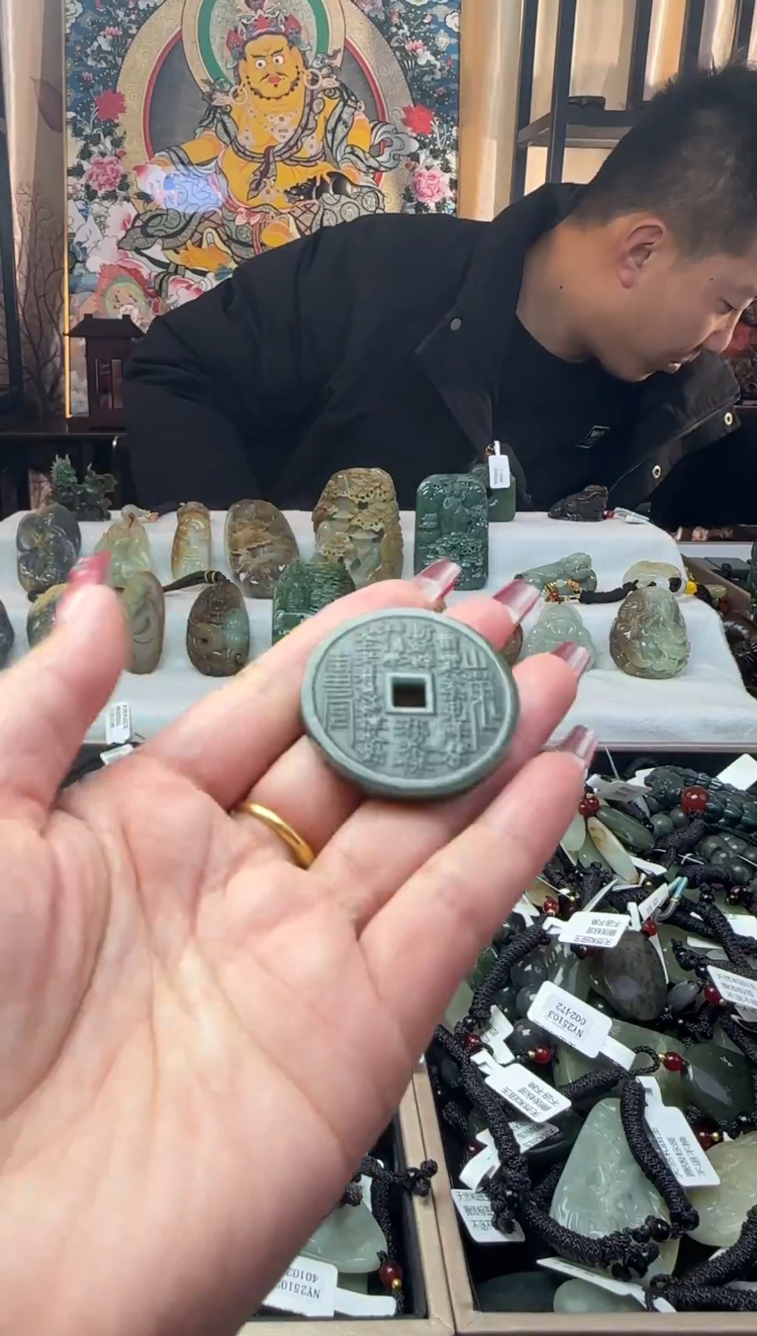 颈饰未镶嵌和田玉123