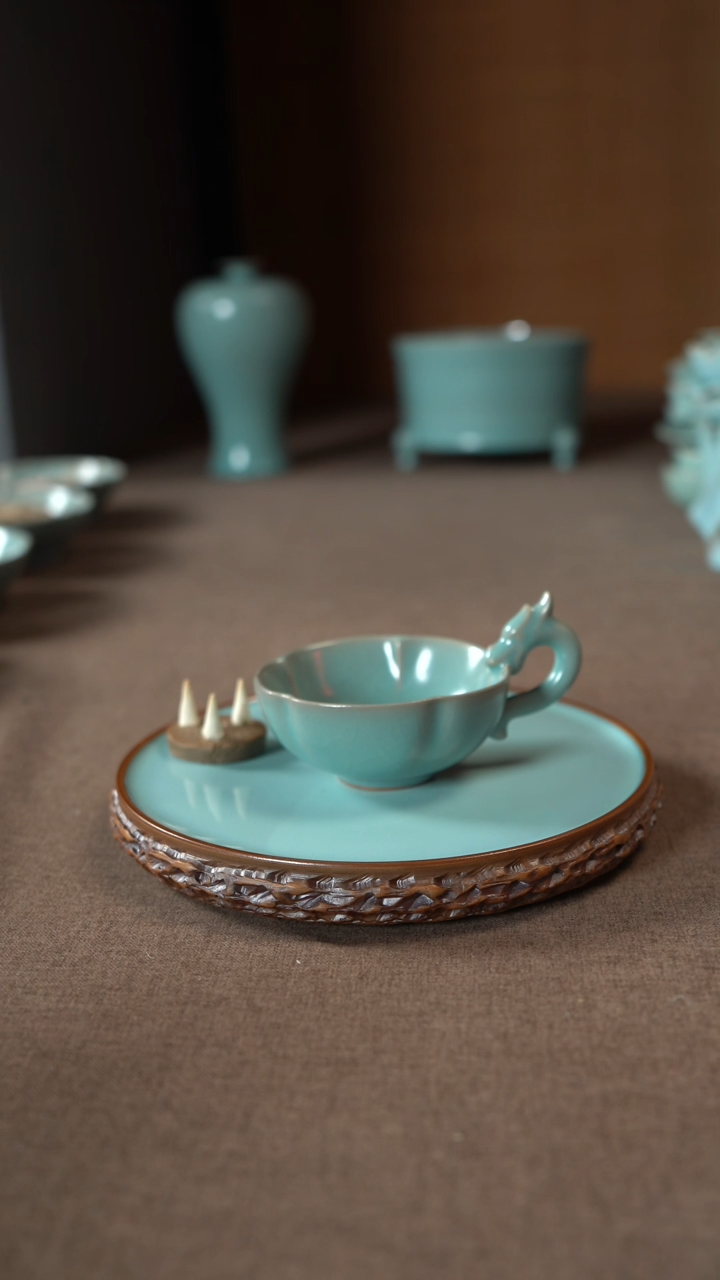 【闪购商品】汝瓷主人杯碗壶瓶樽洗