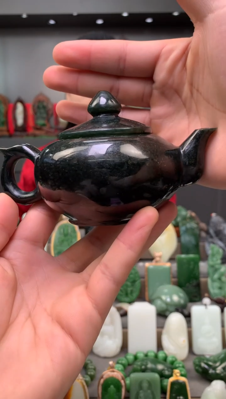 【闪购商品】和田玉茶壶未镶嵌茶壶2