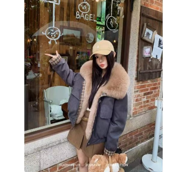 女韩式风冬季女士短外套休闲气质百搭