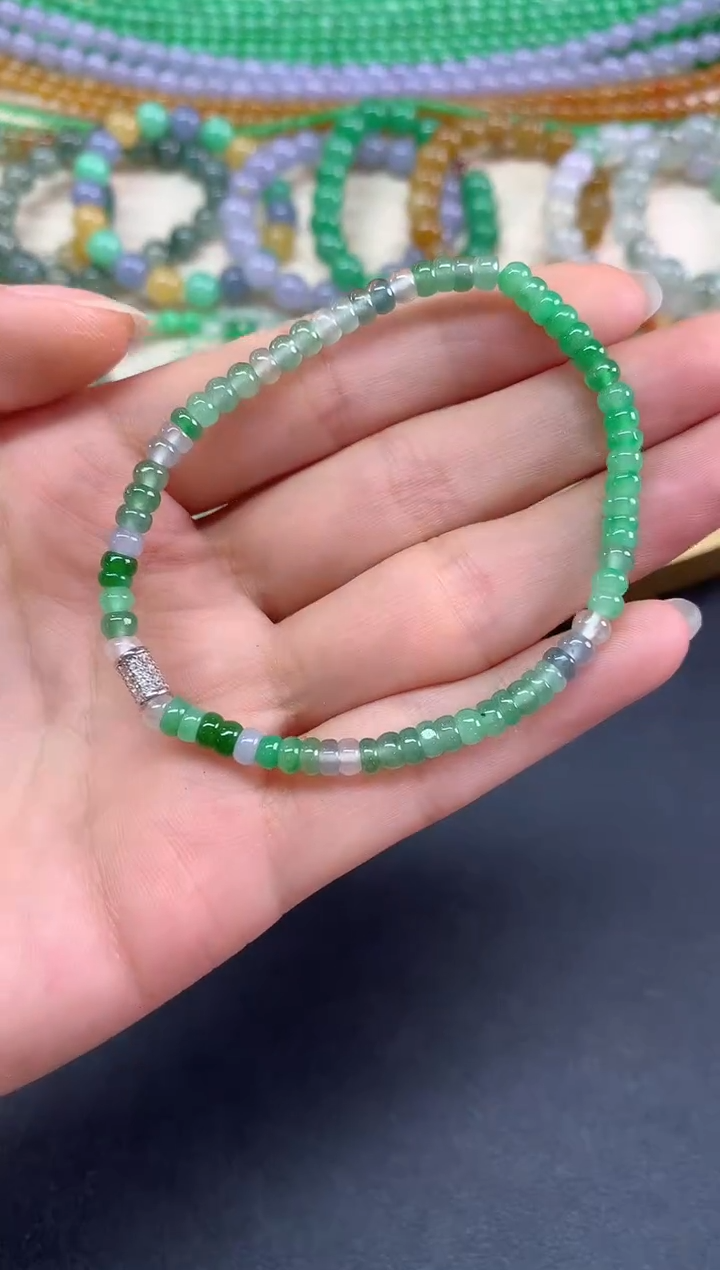未镶嵌手串翡翠手串|1500