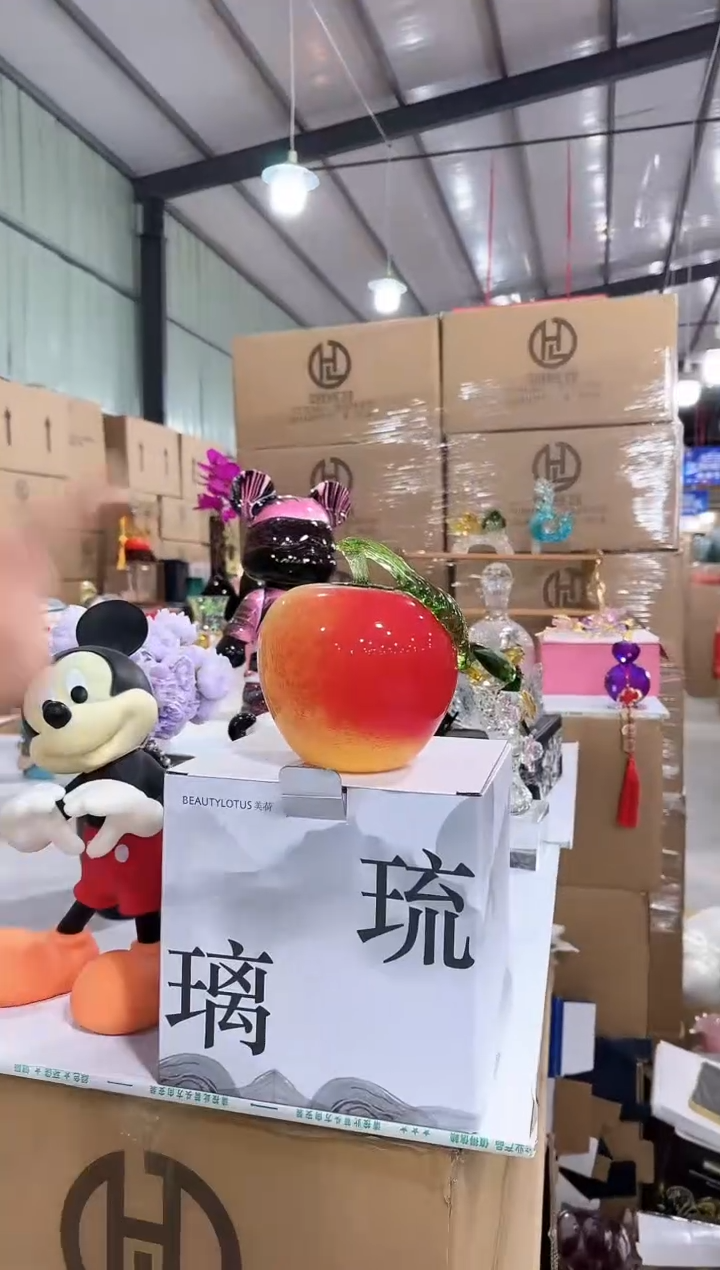 【闪购商品】玻璃于清花器O-早33