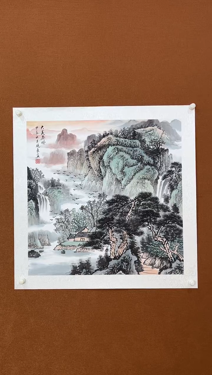 【闪购商品】国画大美秦岭纯手绘无框