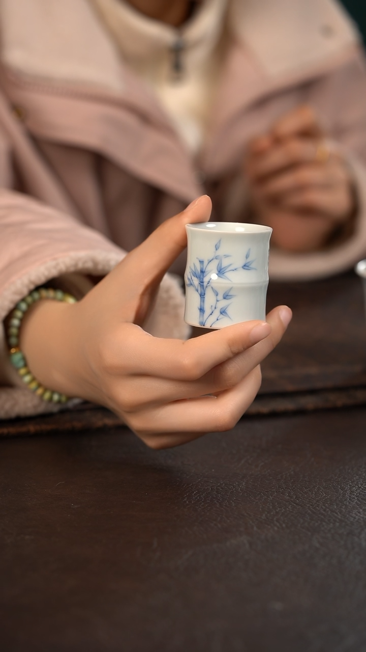 【闪购商品】杯聚澜堂竹子小竹节杯